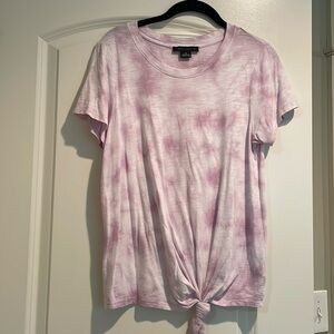 Sanctuary XS tie dye t shirt knot front